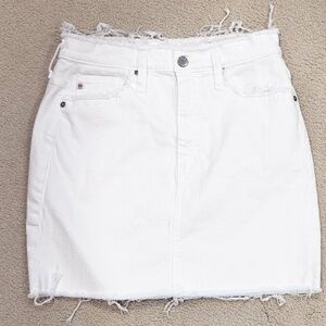 AG Vera White Mini Skirt S29R